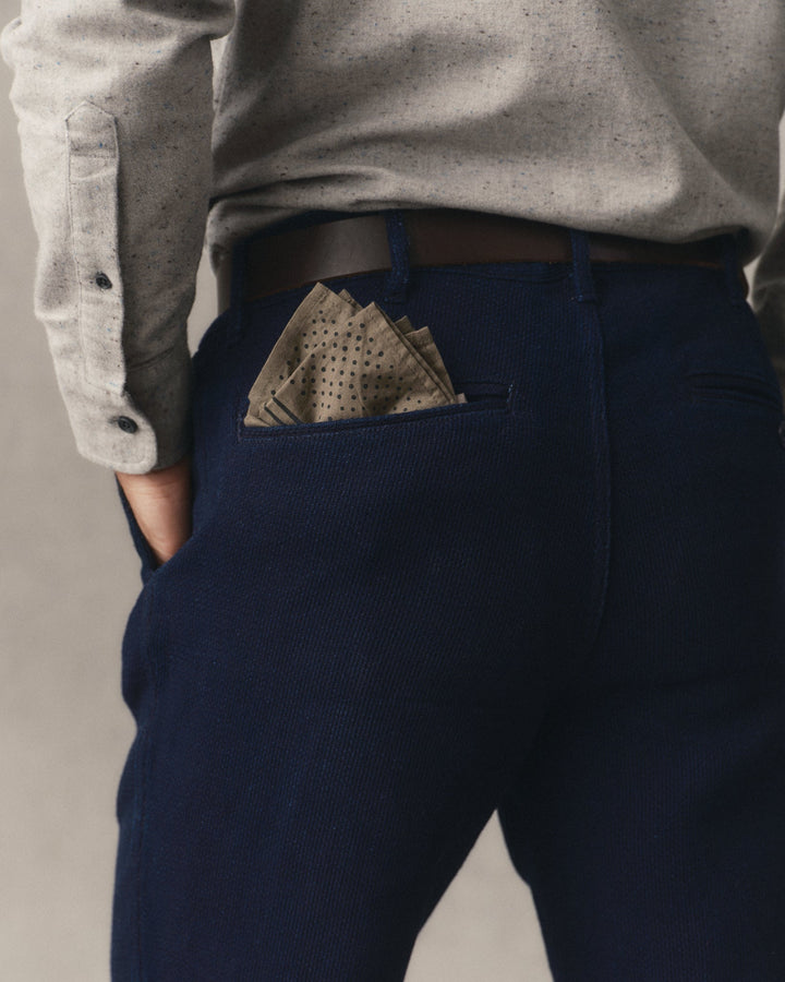 The Camden Pant | Rinsed Indigo Sashiko - Echo Market