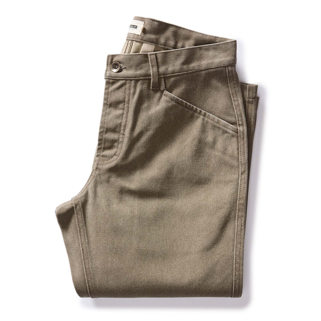 The Camp Pant in Stone Chipped Canvas - Echo Market