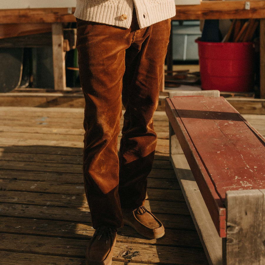 The Carnegie Pant | Bourbon Corduroy - Echo Market