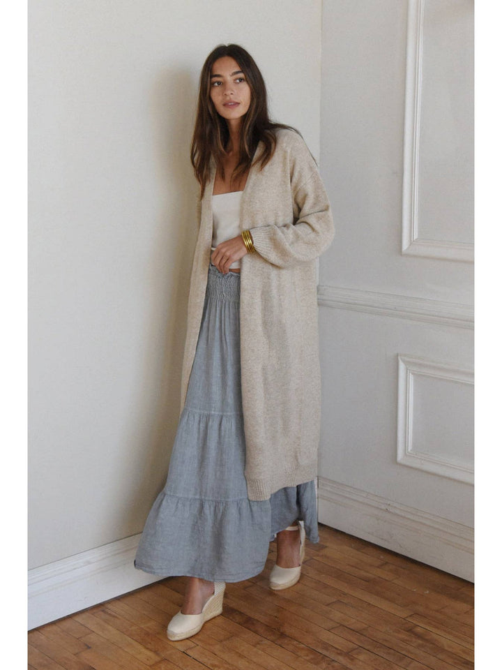 The Cashmere Marlow Long Cardigan - Echo Market