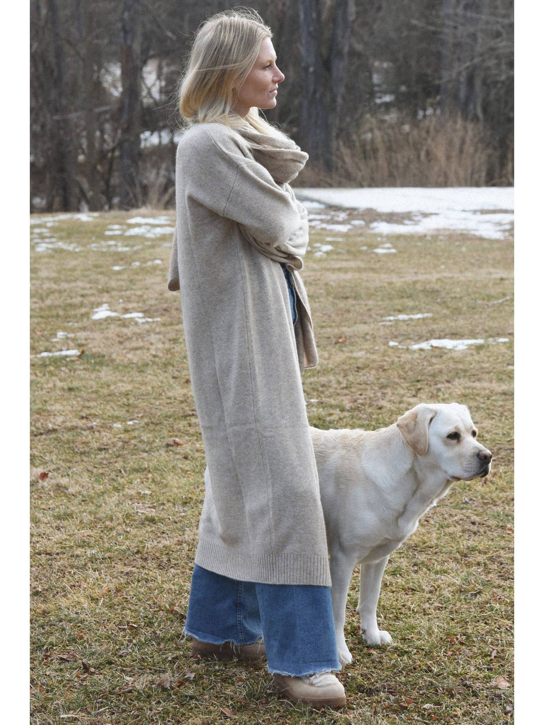 The Cashmere Marlow Long Cardigan - Echo Market