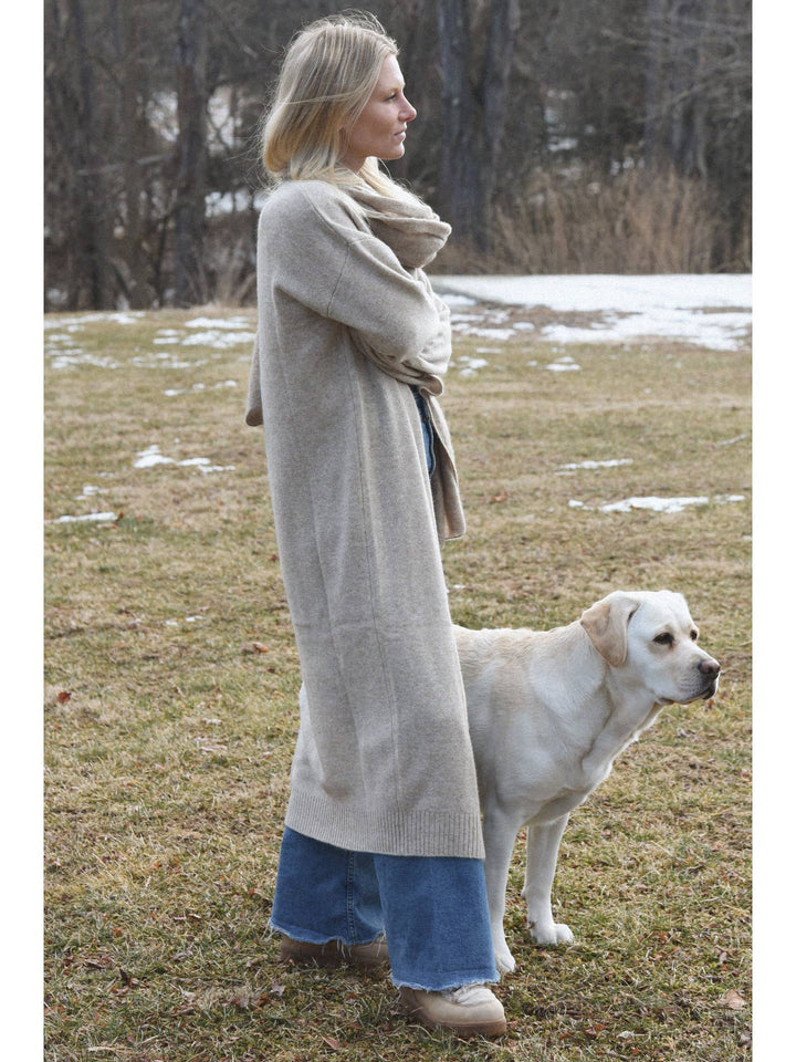 The Cashmere Marlow Long Cardigan - Echo Market