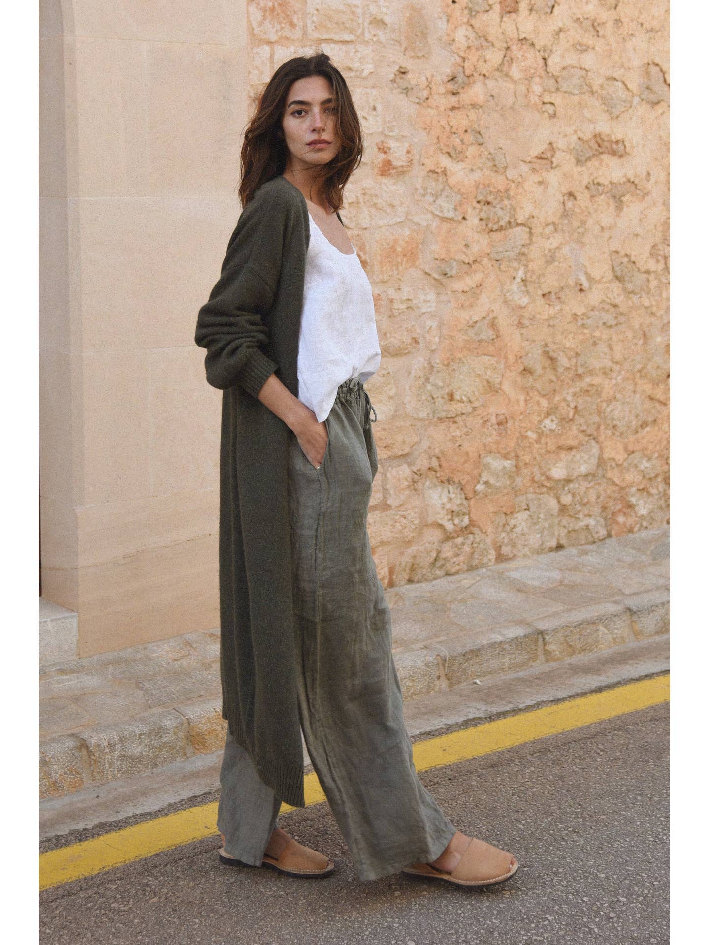 The Cashmere Marlow Long Cardigan - Echo Market