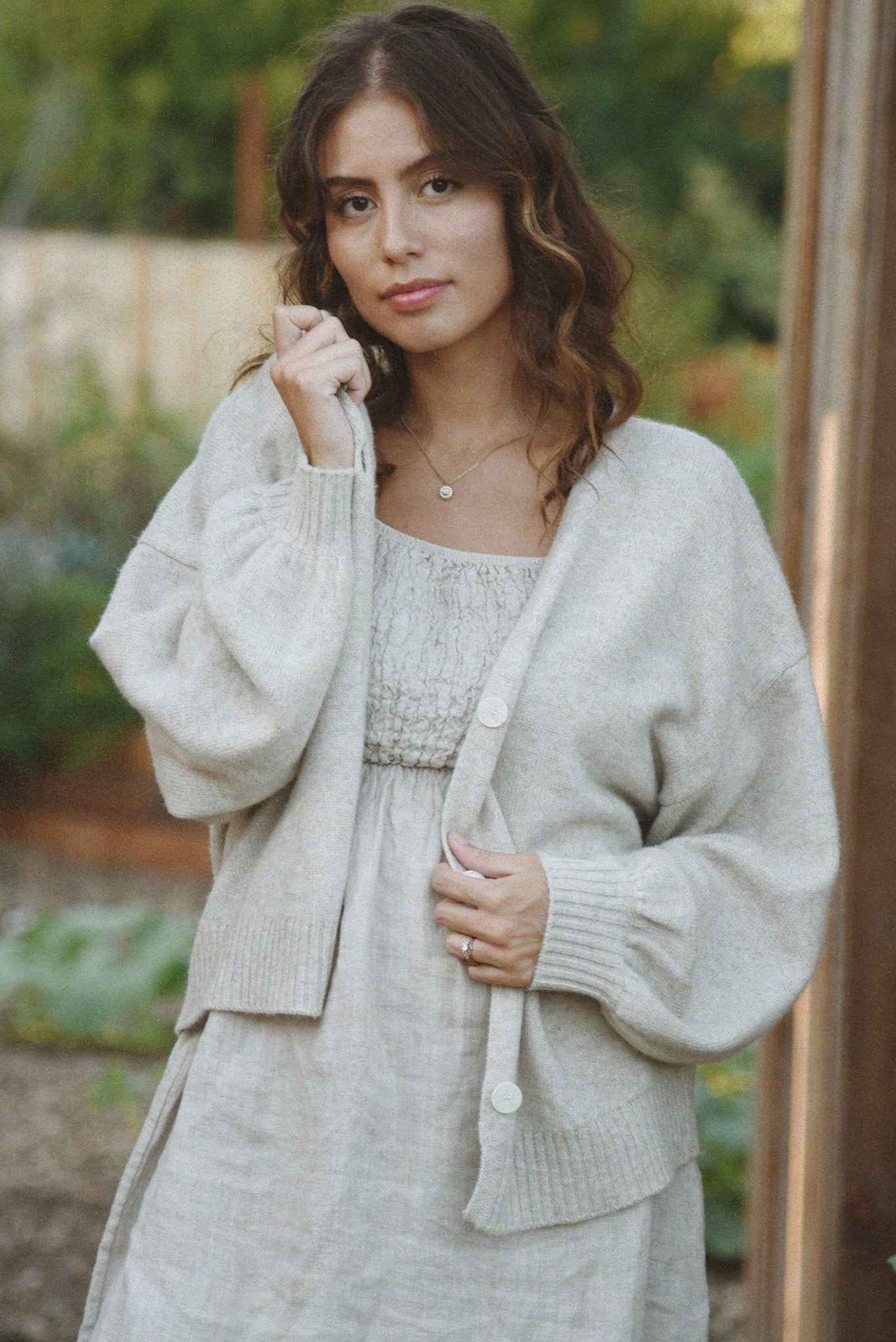 The Cashmere Yaya Cardigan | Moon - Echo Market
