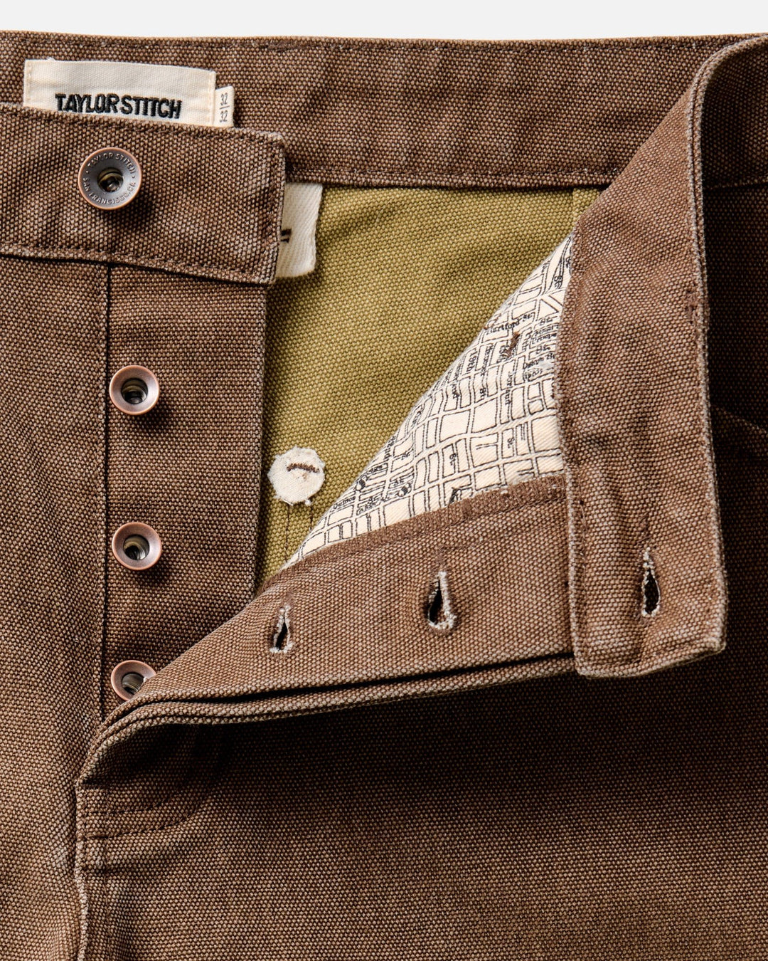 Close-up of Taylor Stitch&