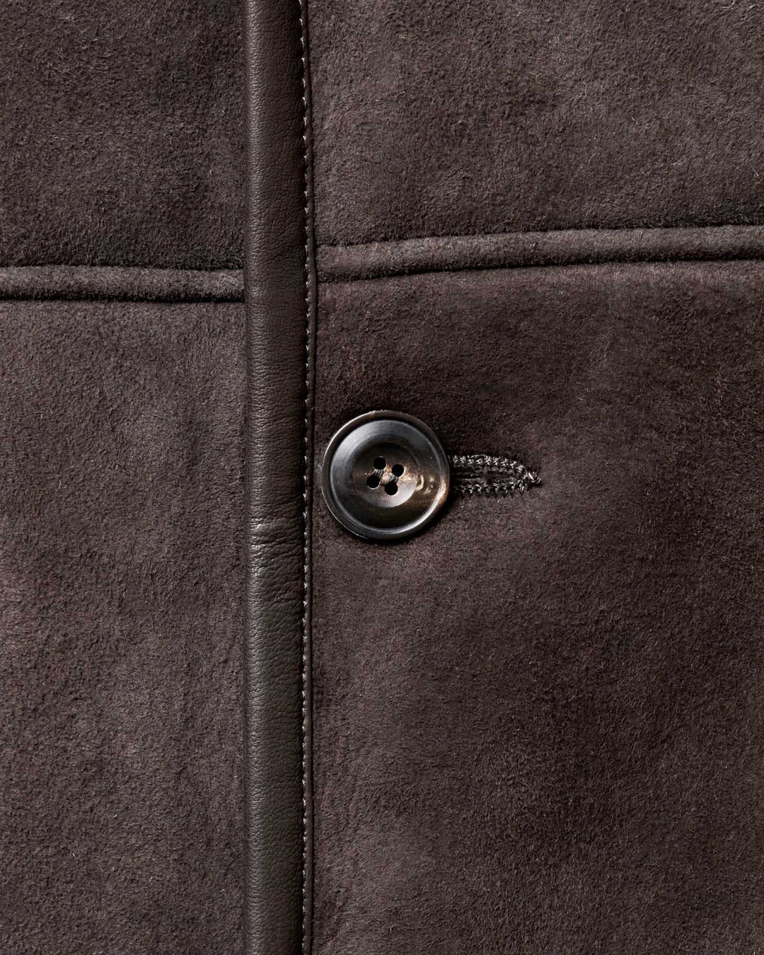 The Coleman Jacket | Dark Chocolate Shearling Suede - Echo Market