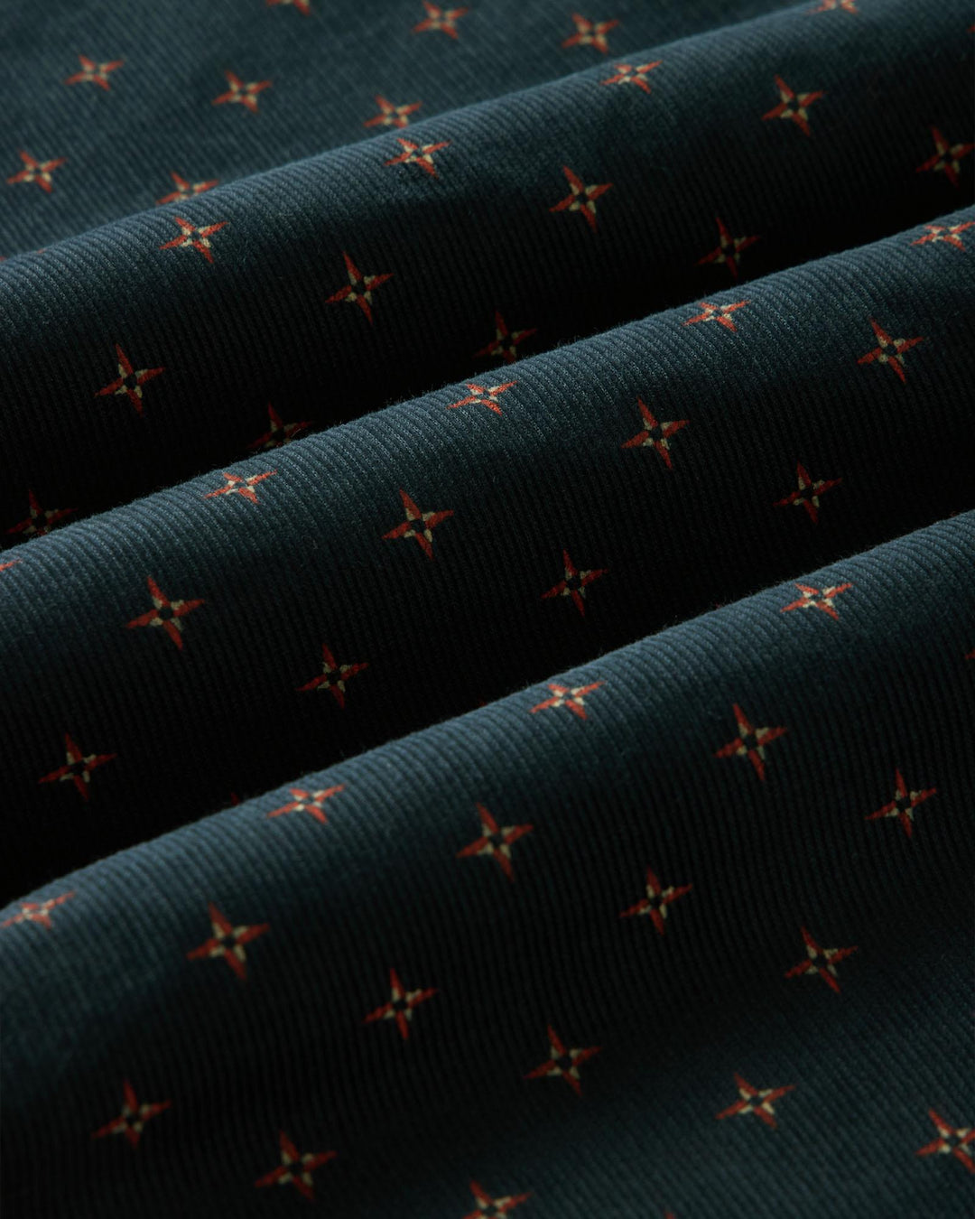Dark blue fabric with small star pattern