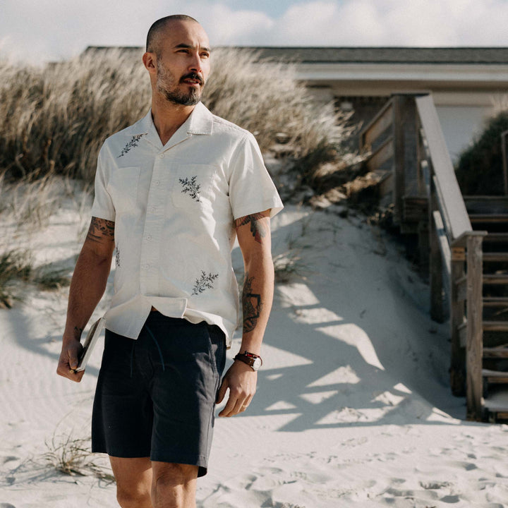 The Conrad Shirt | Seaside Embroidery - Echo Market