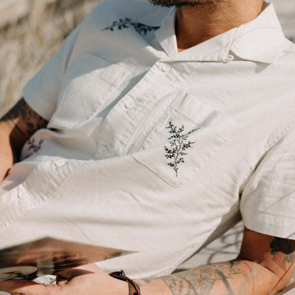 The Conrad Shirt | Seaside Embroidery - Echo Market