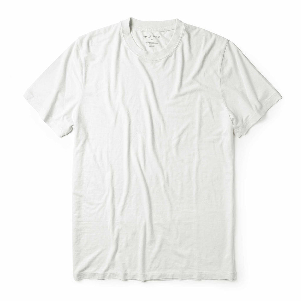 The Cotton Hemp Tee in Natural - Echo Market