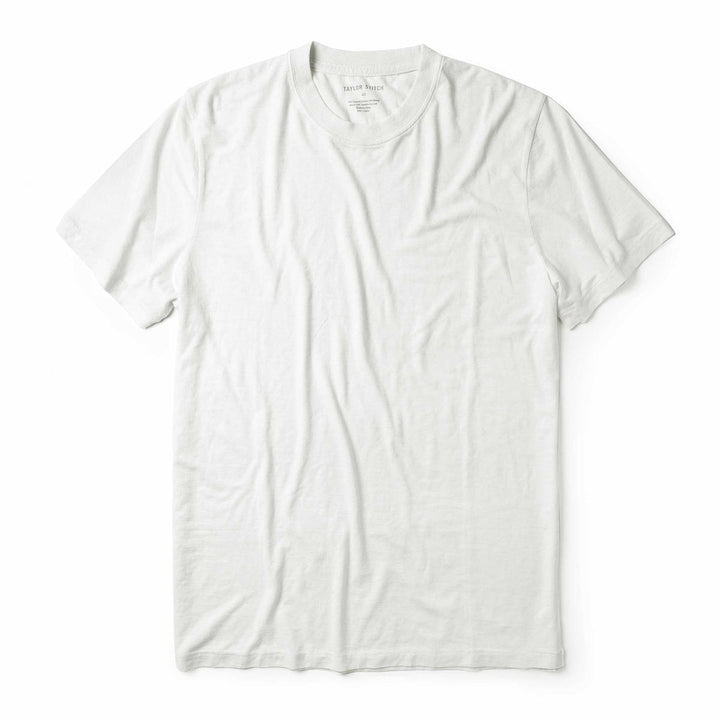 The Cotton Hemp Tee in Natural - Echo Market