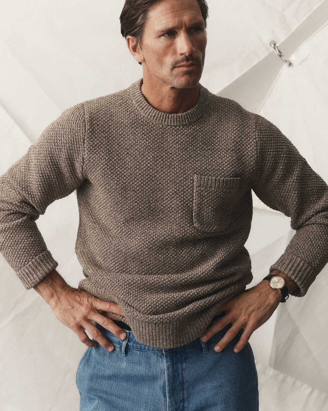 A man wearing Taylor Stitch&