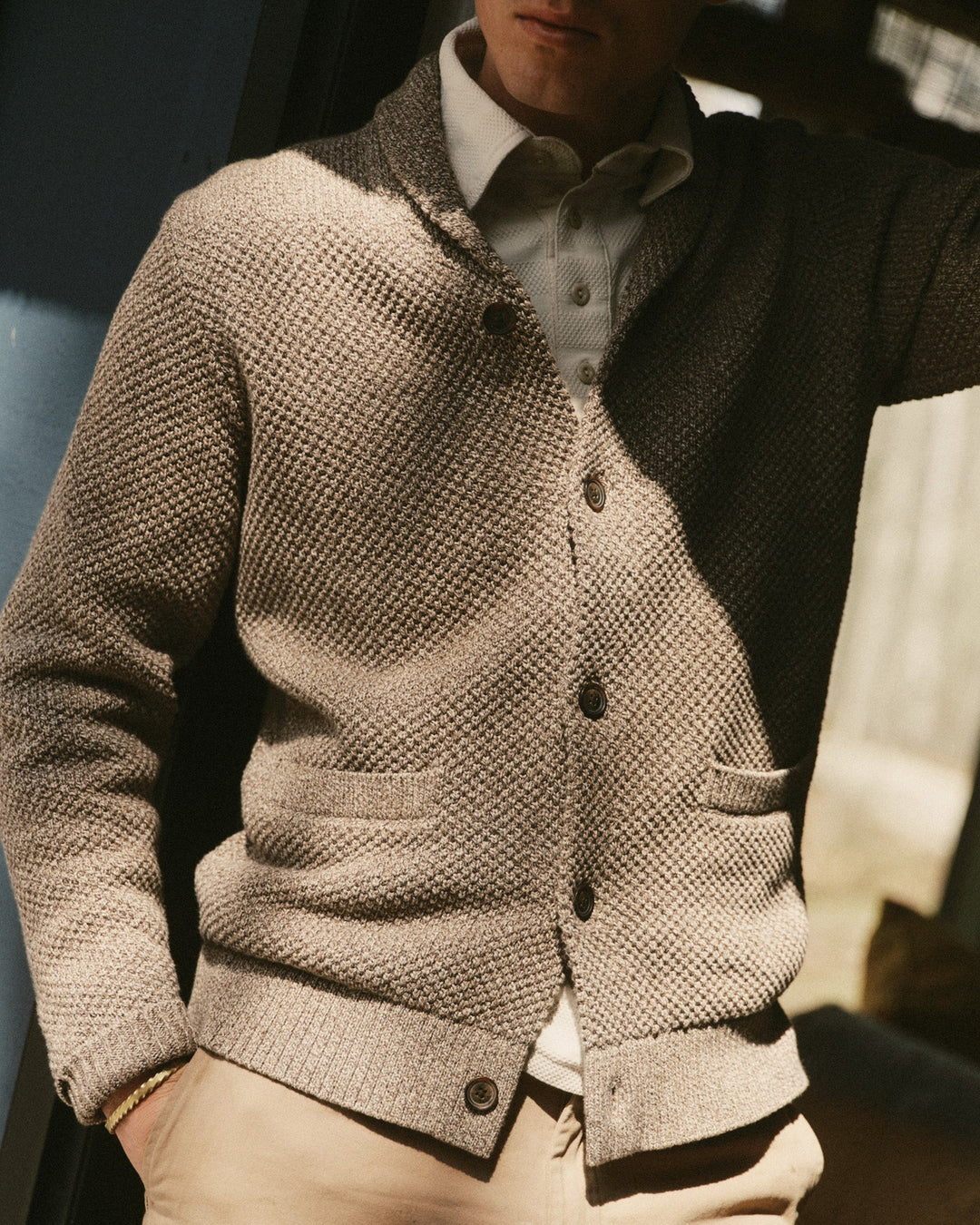 A man wearing Taylor Stitch&