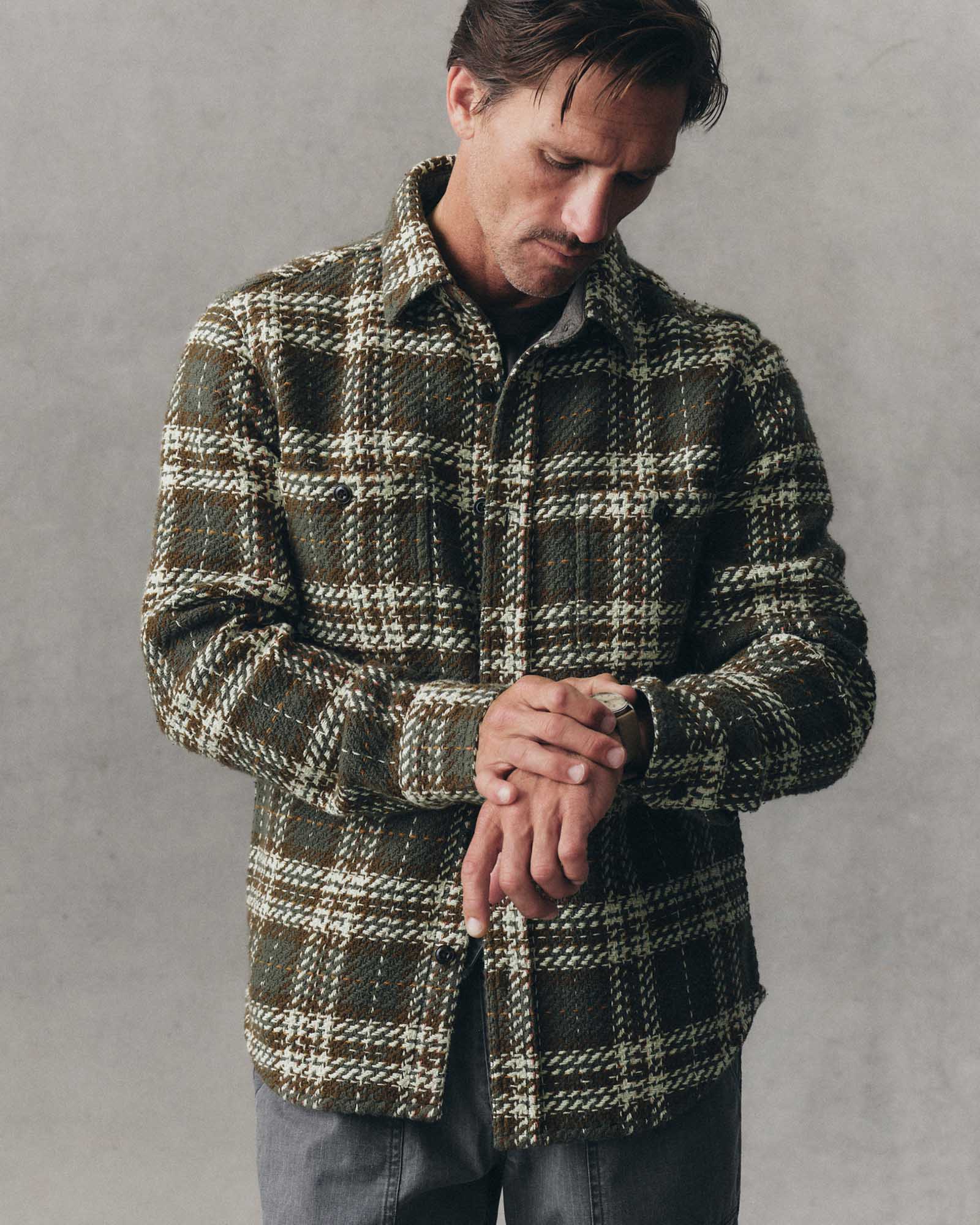 The Cutter Overshirt | Buzzard Check - Echo Market