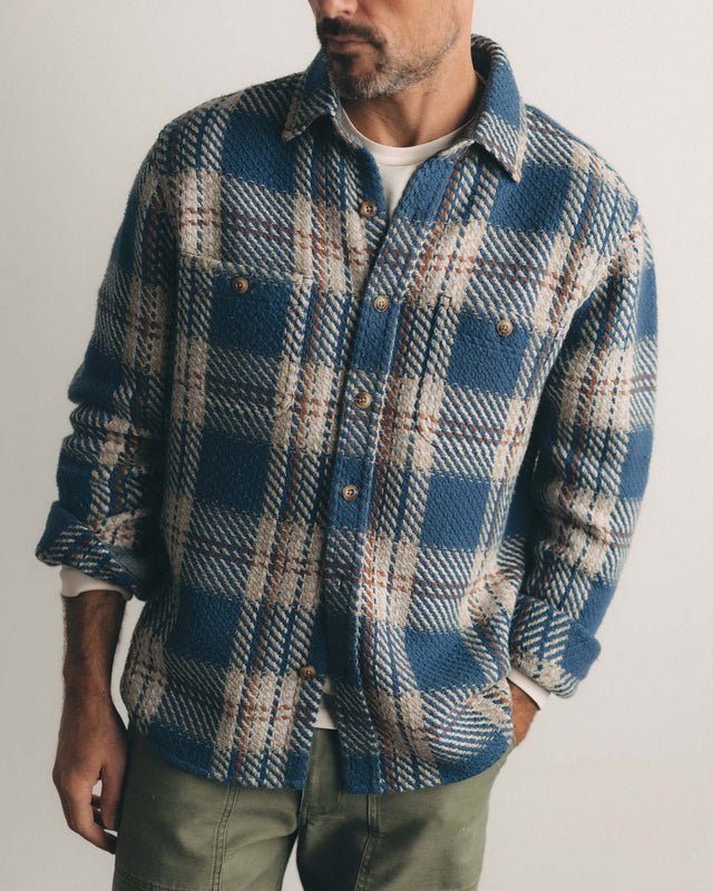 The Cutter Overshirt | Ocean Plaid - Echo Market