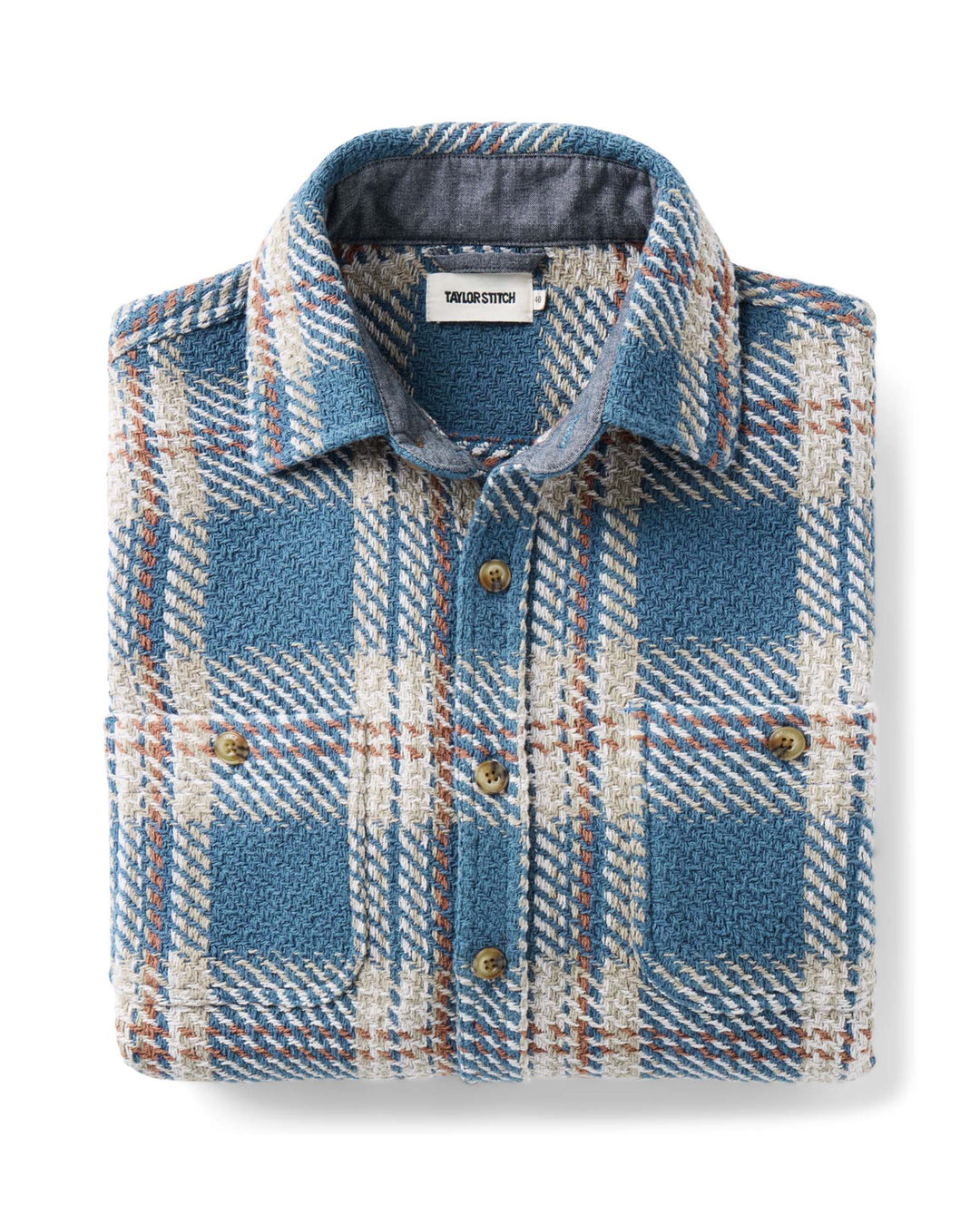 The Cutter Overshirt | Ocean Plaid - Echo Market