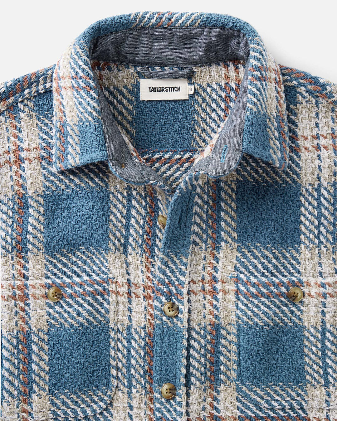 The Cutter Overshirt | Ocean Plaid - Echo Market