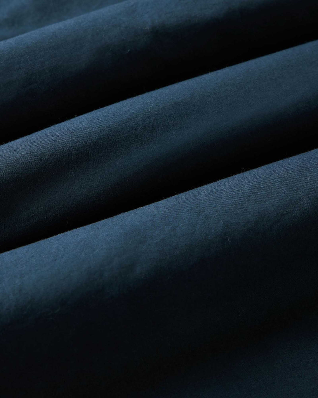 Close-up of The Davis Shirt in Navy Floral Embroidery