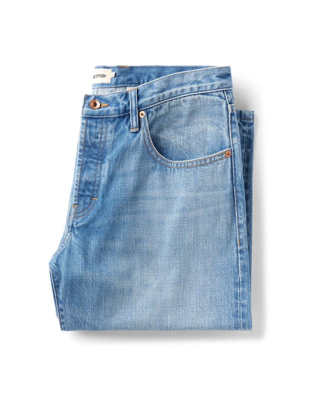 The Democratic Jean | Light Wash Organic Selvedge - Echo Market