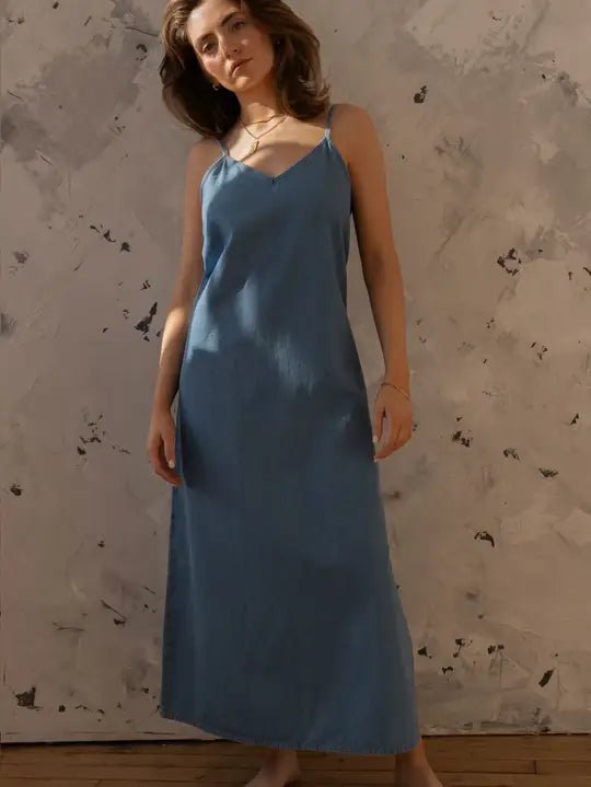 The Denim Cami Dress - Echo Market