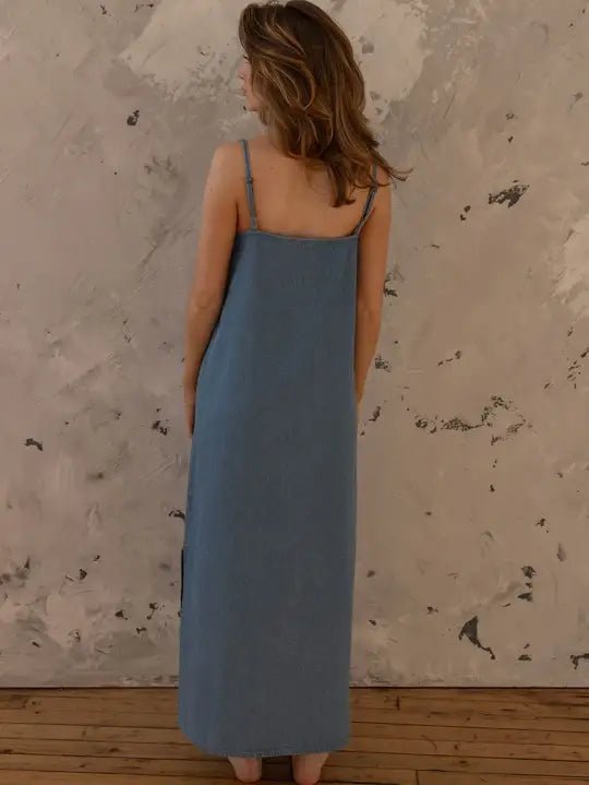 The Denim Cami Dress - Echo Market