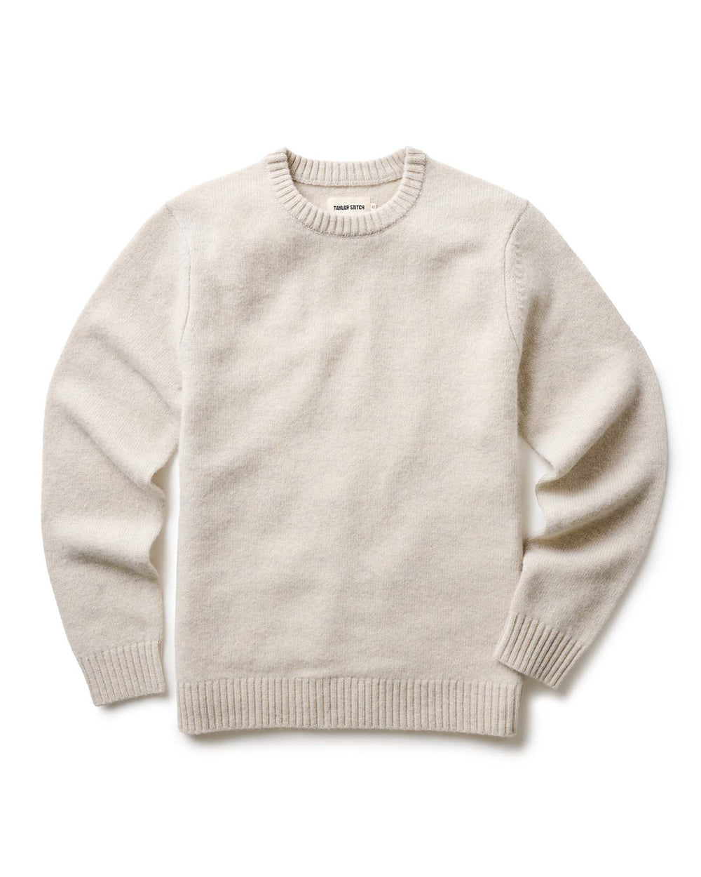 The Eastmoor Sweater | Heather Ivory Wool - Echo Market