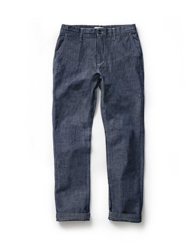 The Easy Pant | Washed Indigo Chambray - Echo Market