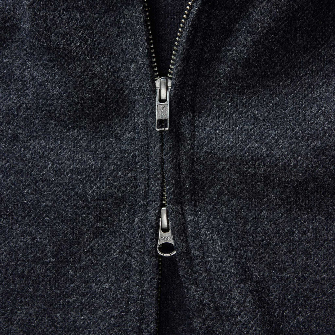 The Evans Jacket | Navy Birdseye Wool - Echo Market