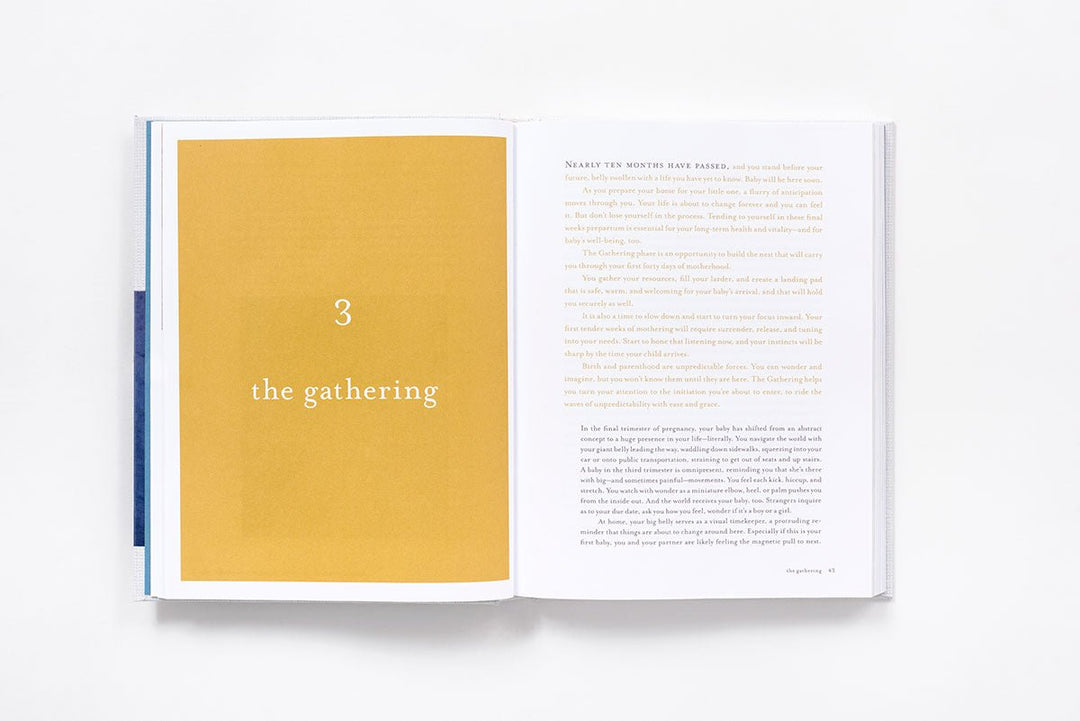 Open book with a yellow page titled &