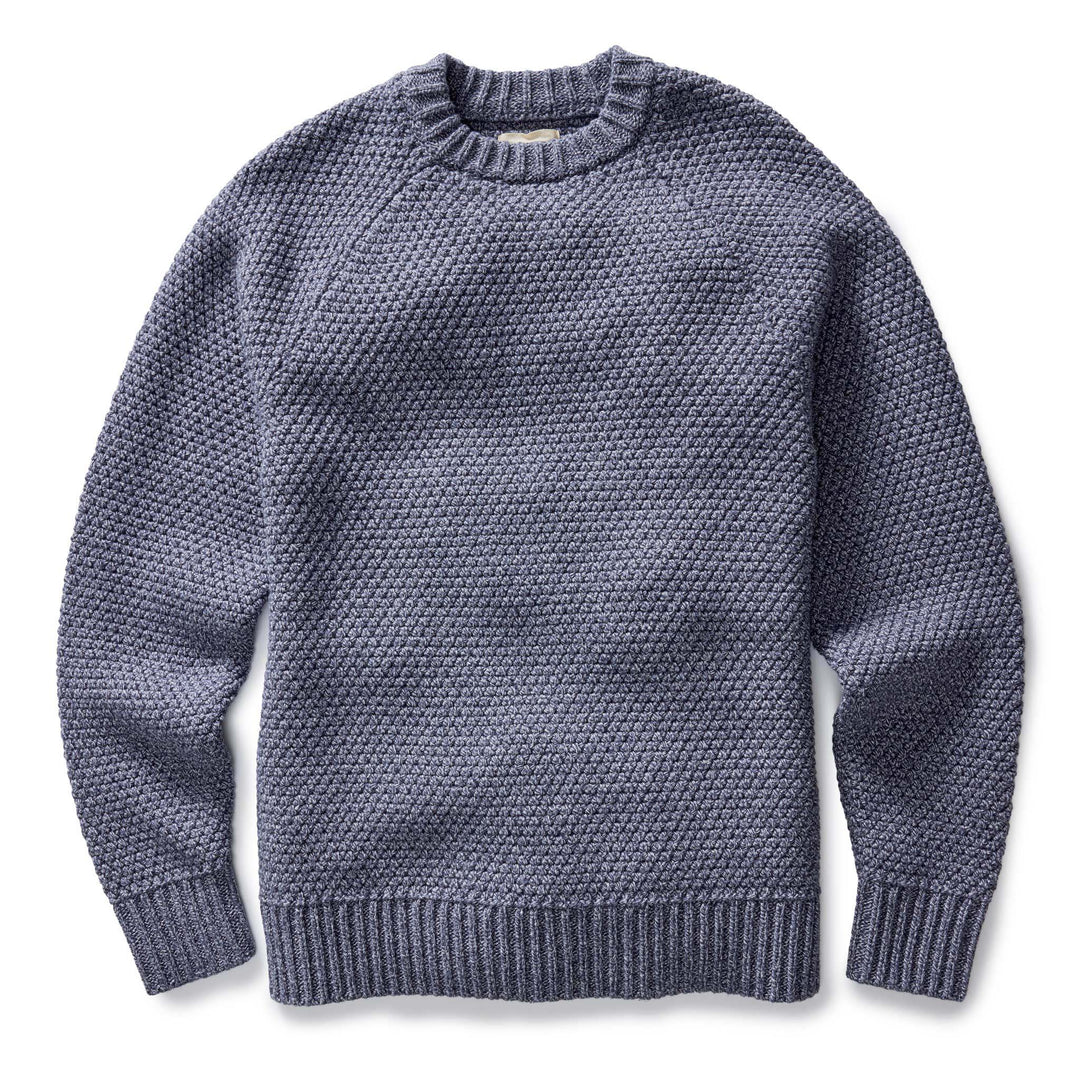 The Fisherman Sweater | Blue Melange - Echo Market