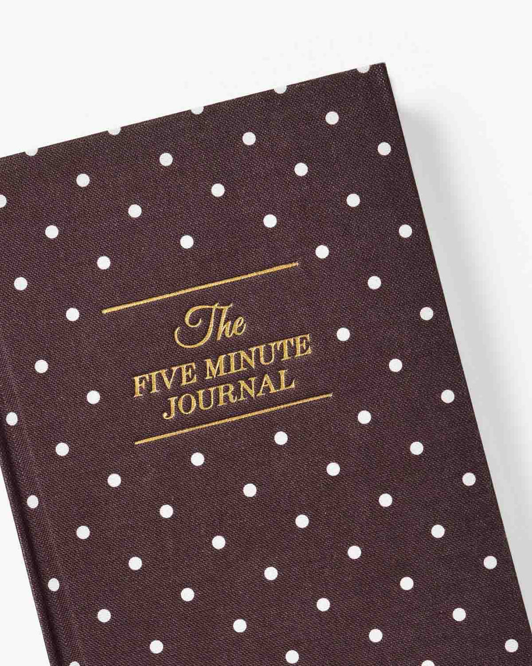 The Five Minute Journal | Mocha Polka Dot - Echo Market