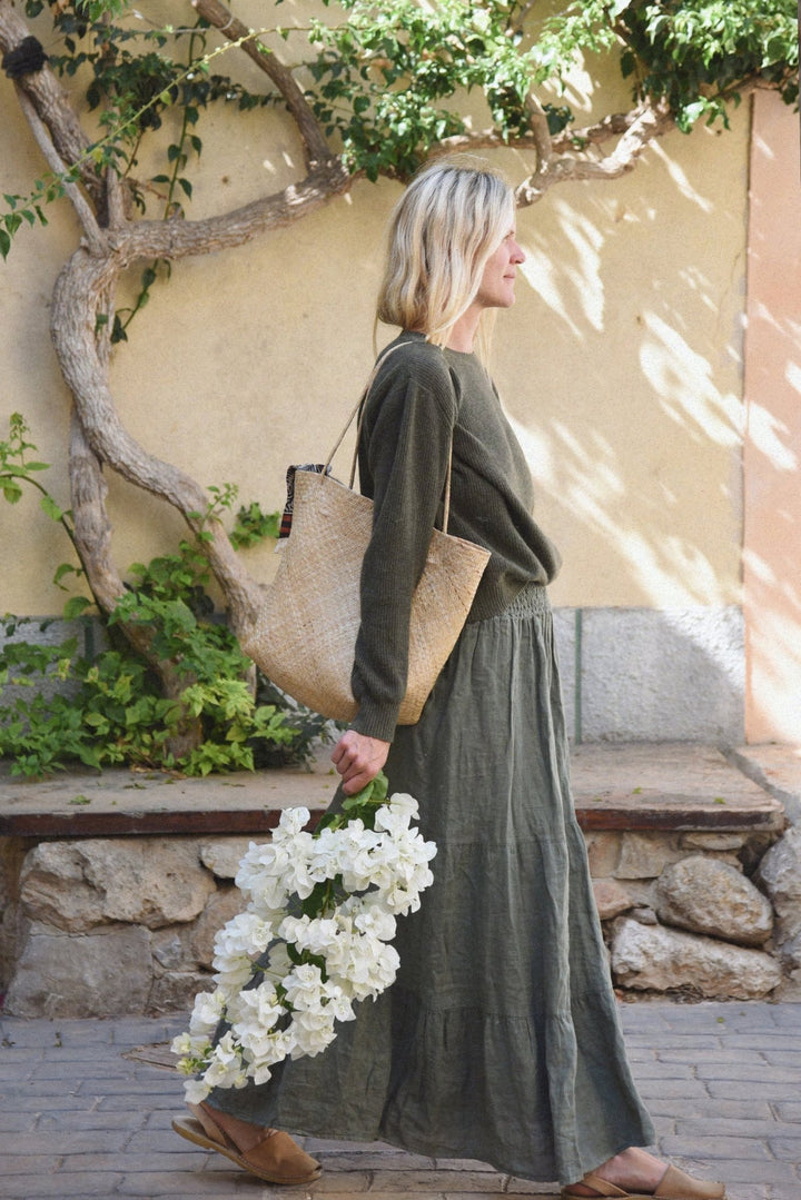 The Florence Linen Skirt | Fern - Echo Market