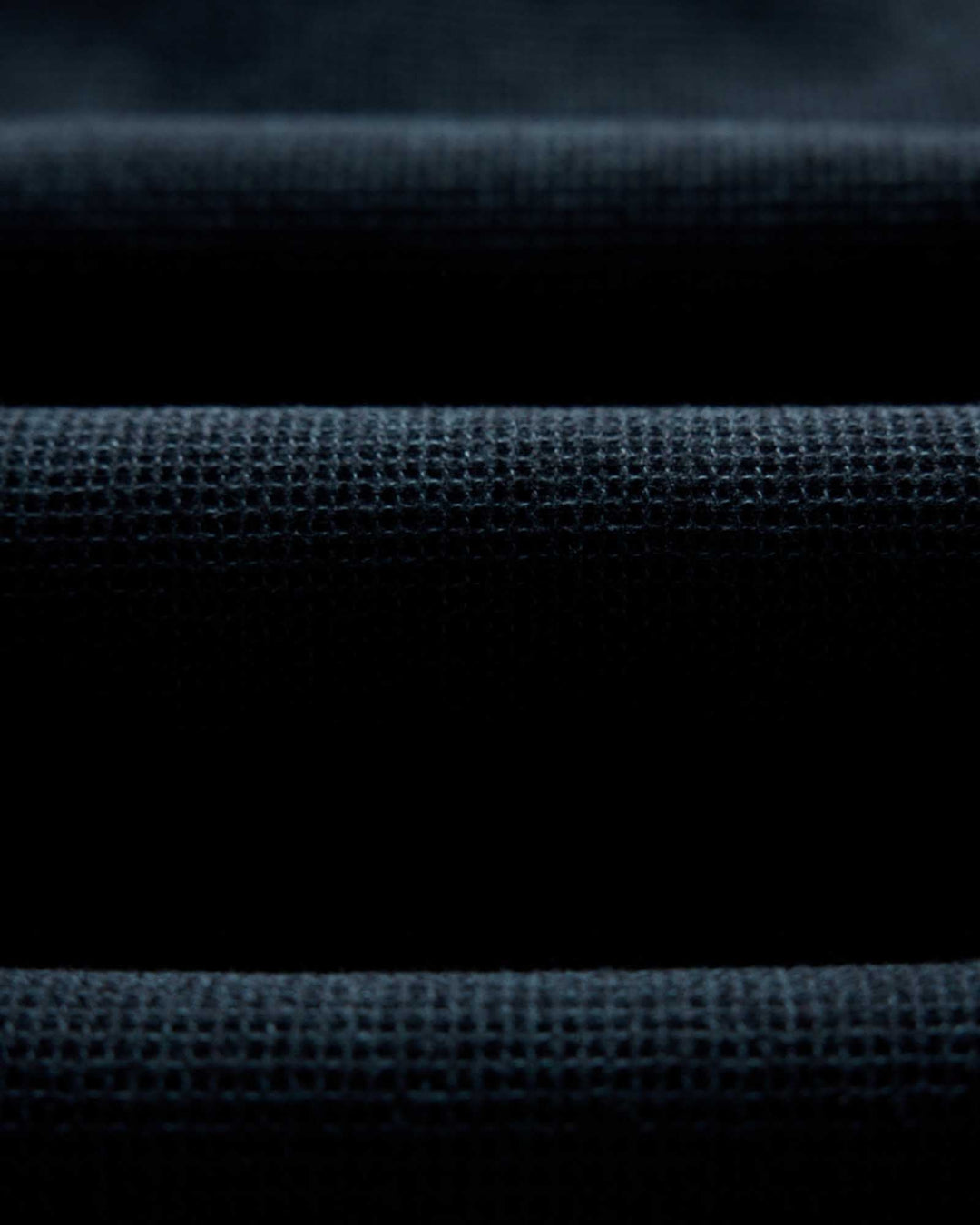 Close-up of The Jack Shirt in Forest Waffle fabric.
