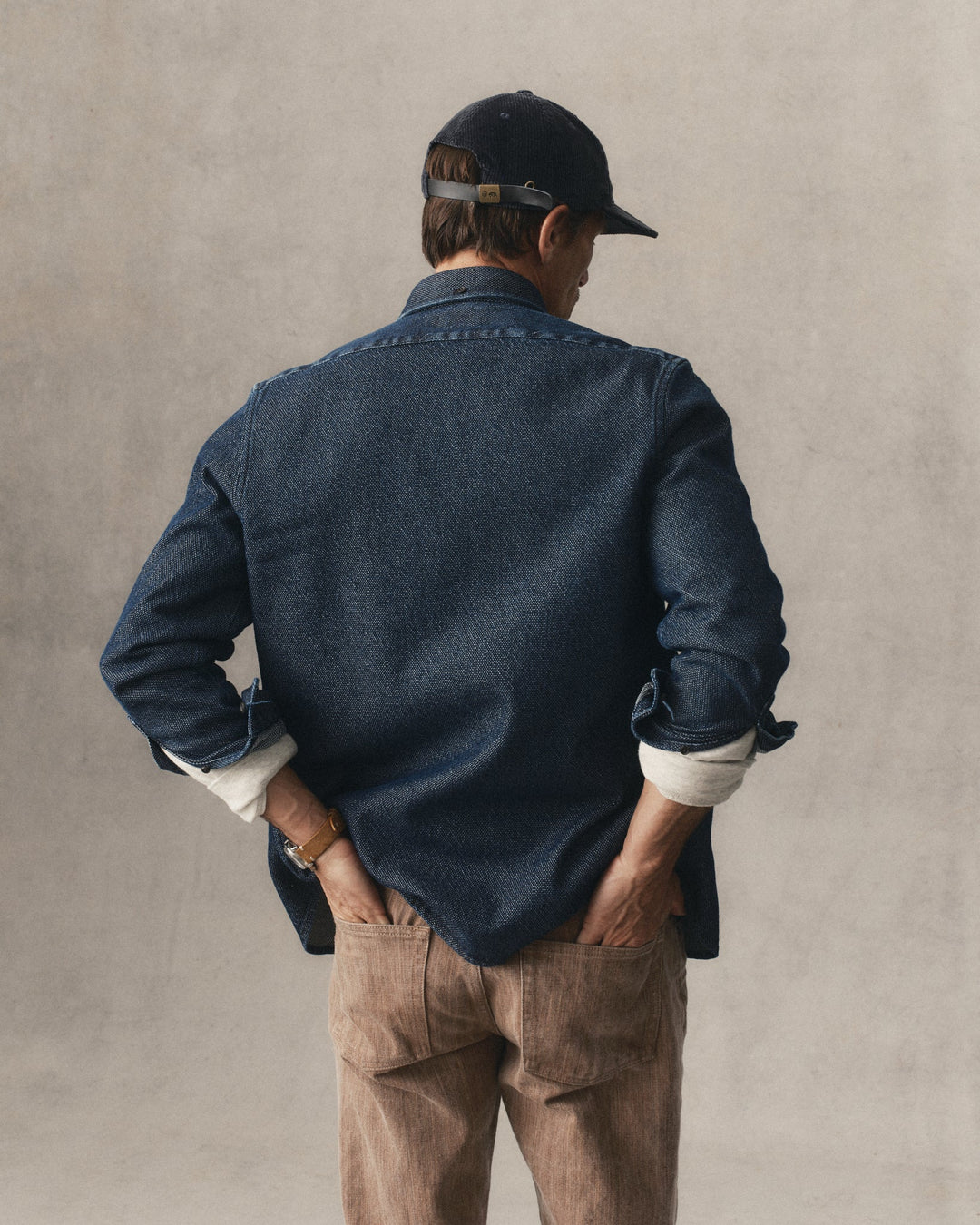 The Jack | Rinsed Indigo Japanese Jacquard Dot - Echo Market