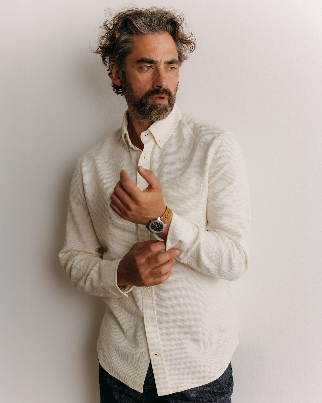 Man wearing Taylor Stitch&