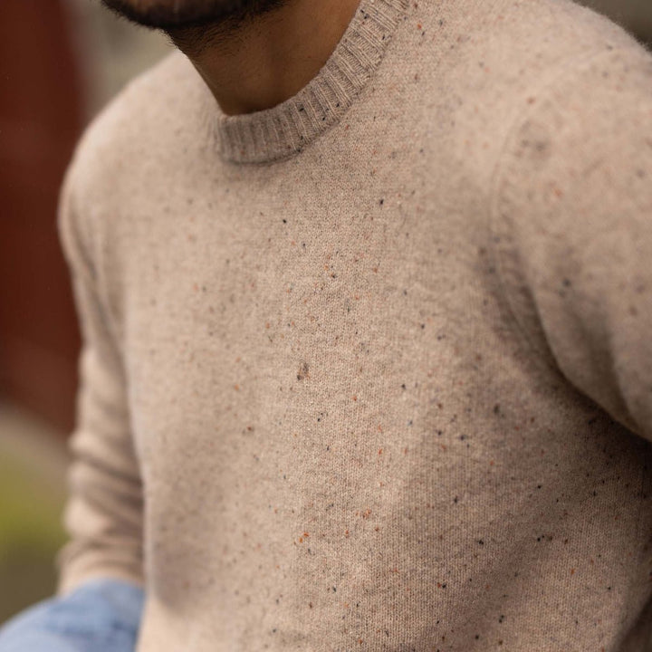 The Lodge Sweater | Sand Donegal - Echo Market