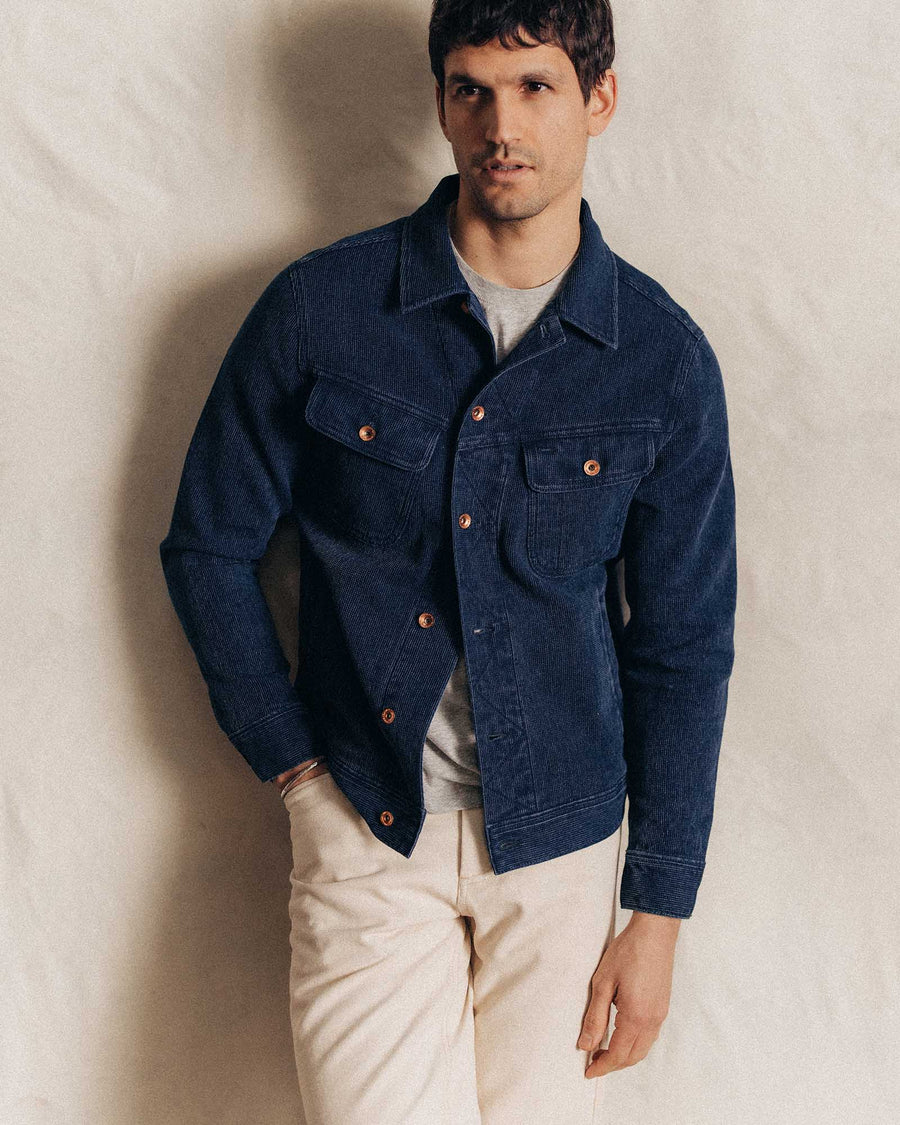 The Long Haul Jacket | Rinsed Indigo Waffle - Echo Market