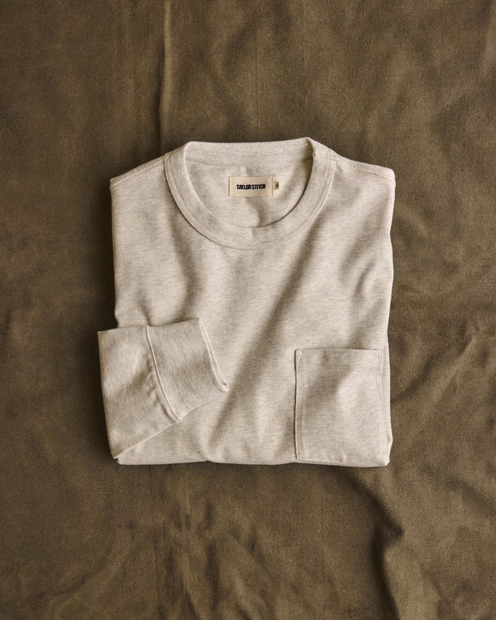 The Long Sleeve Shop Tee | Oat Twist - Echo Market