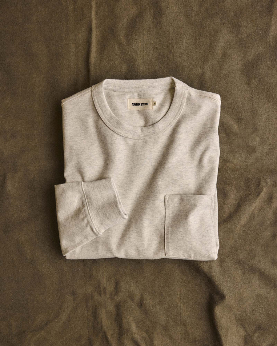 The Long Sleeve Shop Tee | Oat Twist - Echo Market