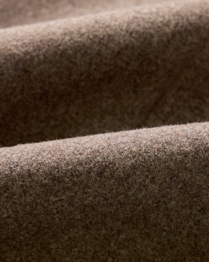 The Mariner Coat | Sable Melton Wool - Echo Market