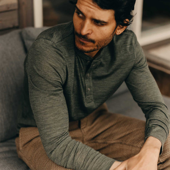 The Merino Henley - Echo Market