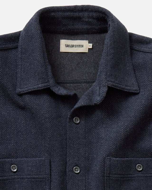 The North Shore Knit Shirt | Heather Navy - Echo Market