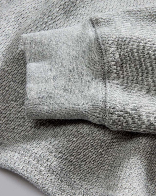 The Organic Cotton Crew | Heather Grey Waffle - Echo Market
