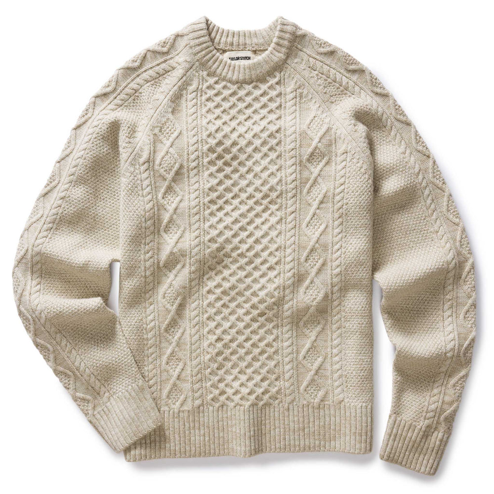 The Orr Sweater | Marled Oat Merino - Echo Market