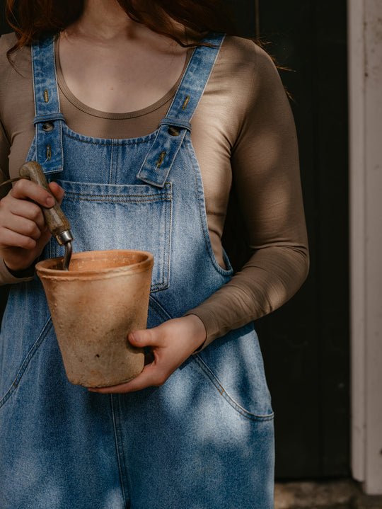 The Oversized Denim Dungaree | Adult - Echo Market