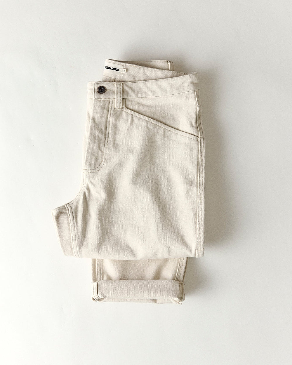The Painter Pant | Seeded Natural Chipped Canvas - Echo Market