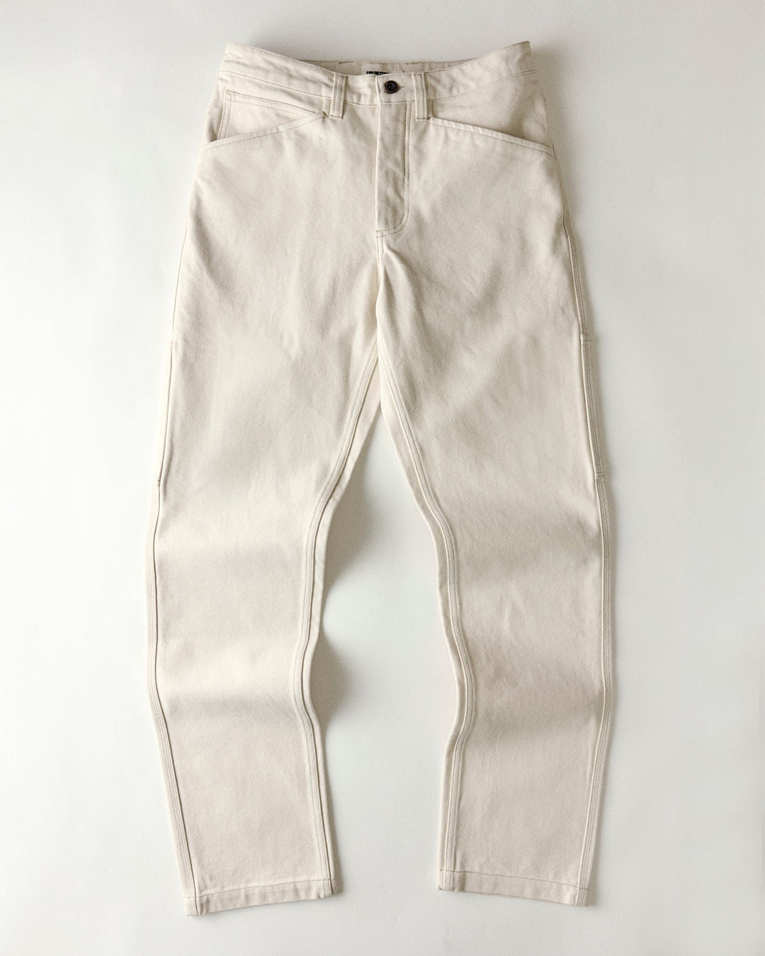 The Painter Pant | Seeded Natural Chipped Canvas - Echo Market