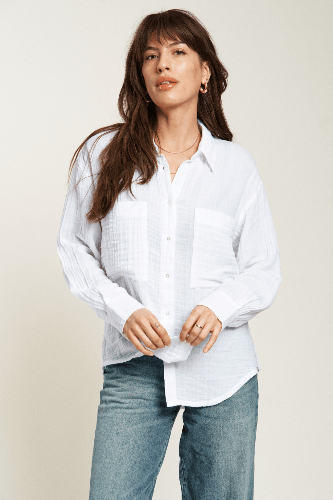 'The Pierre Cloudscape' Button Up Shirt - Echo Market