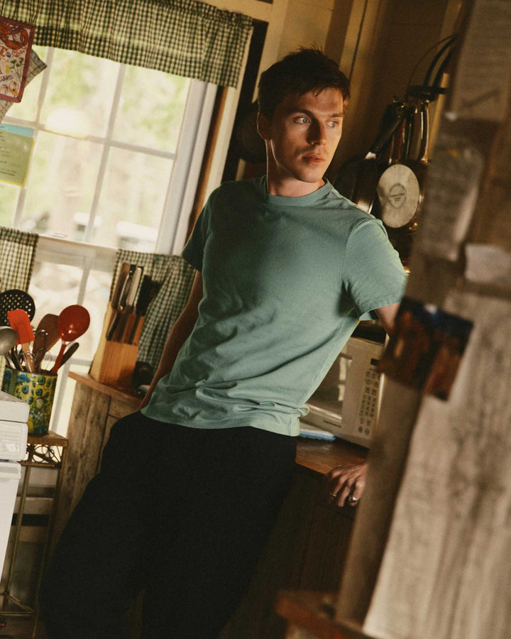 The Regenerative Cotton Tee | Faded Pine - Echo Market