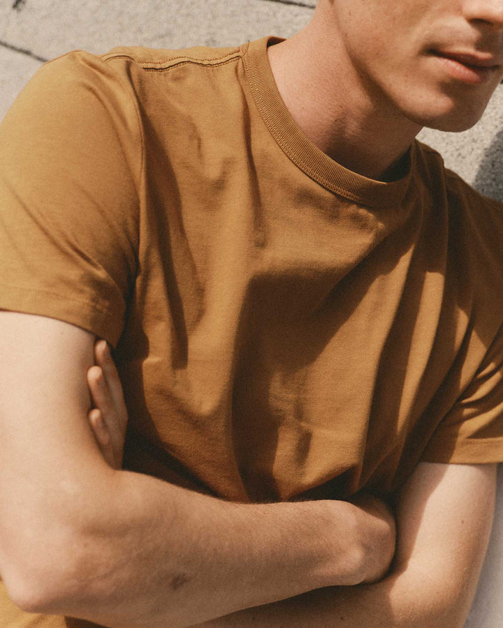 The Regenerative Cotton Tee | Saffron - Echo Market